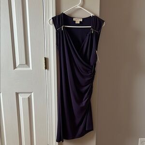 NWT, Michael Kors, Deep Purple Dress, Size 2